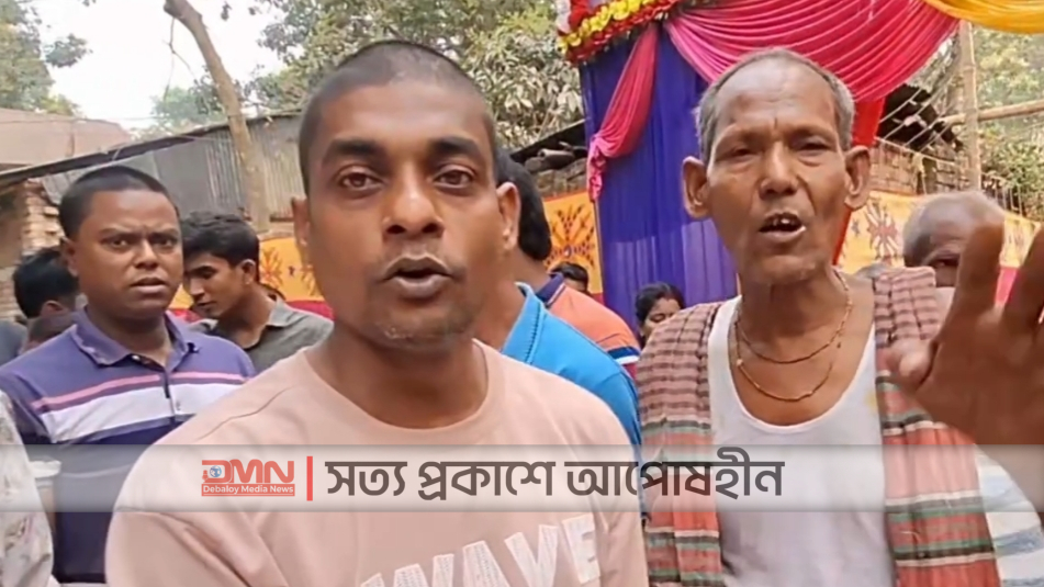 ভুক্তভোগী পরিবারের বৃদ্ধ। 