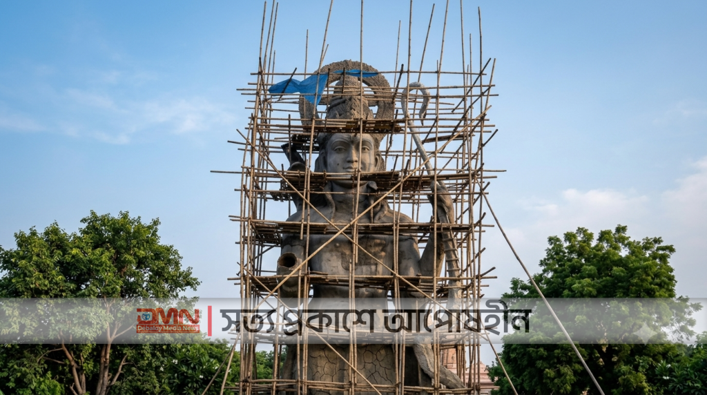 পলাশবাড়ীর রাম মূর্তি ইস্যুতে নতুন মোড়, বন্ধ হলো নির্মাণকাজ